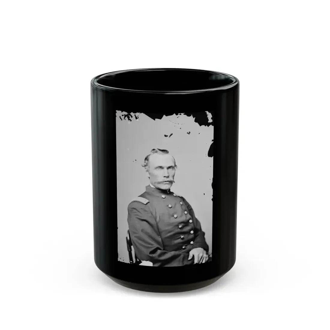 A.W. Preston, 1st Vermont (U.S. Civil War) Black Coffee Mug 15oz - Go Mug Yourself