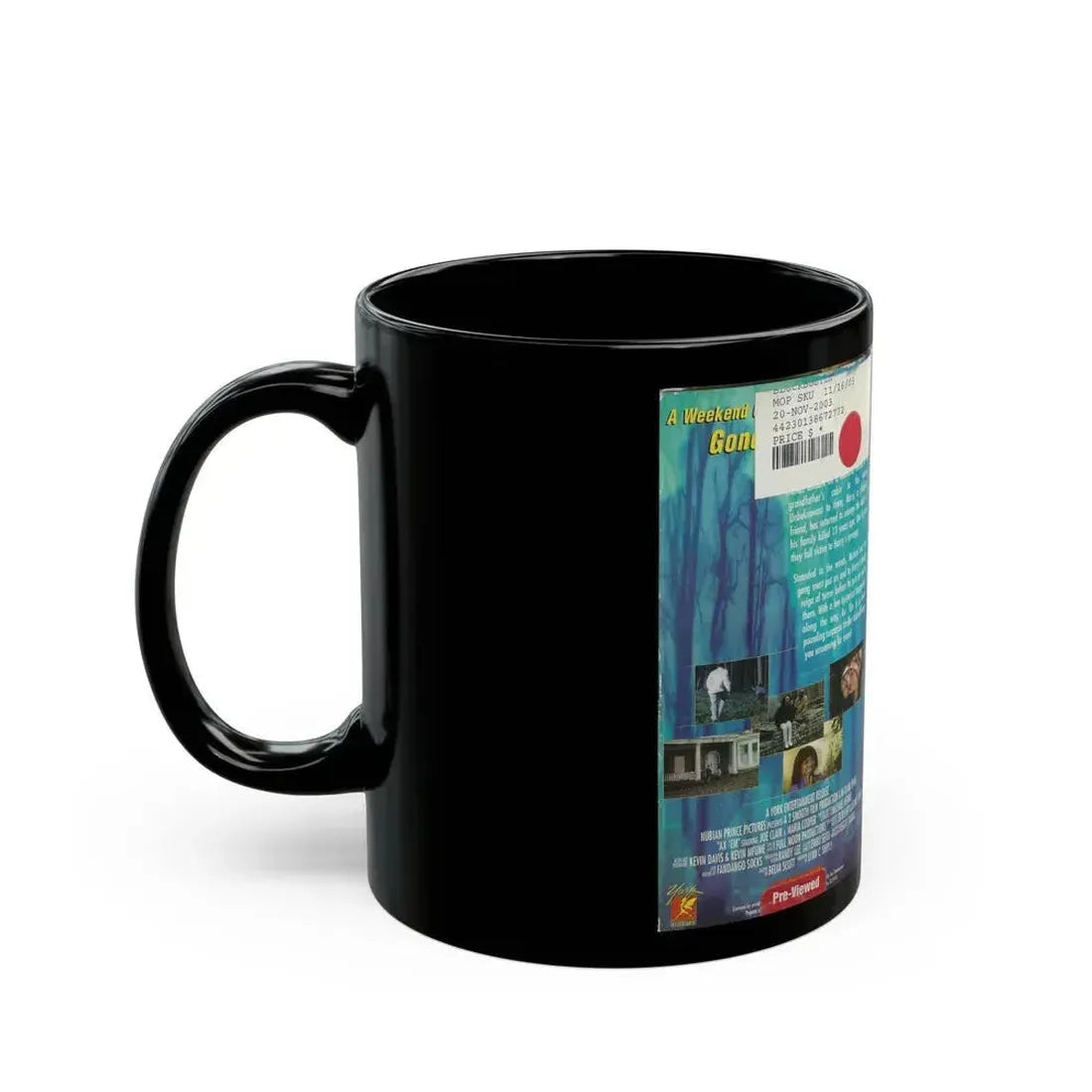 AX EM (VHS COVER) - Black Coffee Mug - Go Mug Yourself
