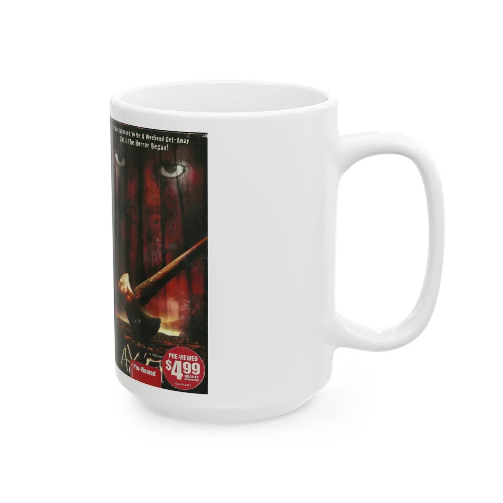 AX EM (VHS COVER) - White Coffee Mug-Go Mug Yourself