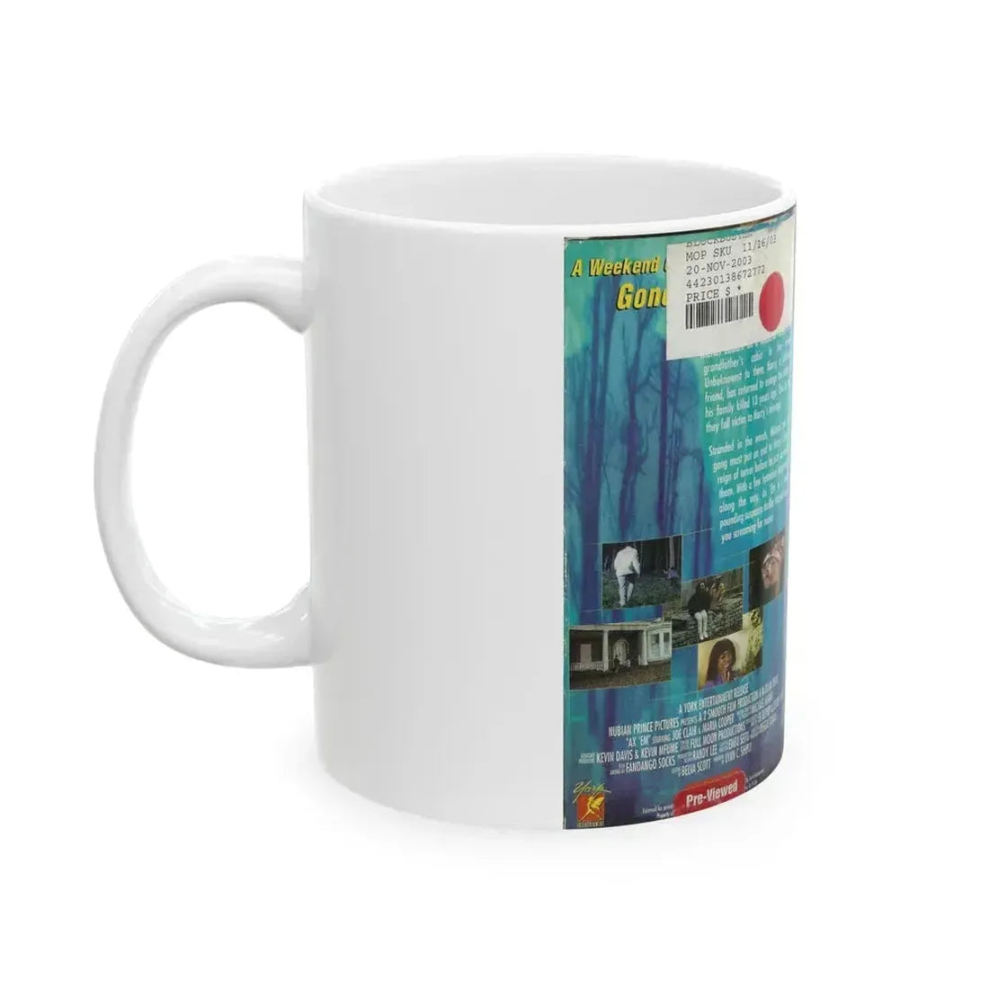 AX EM (VHS COVER) - White Coffee Mug - Go Mug Yourself
