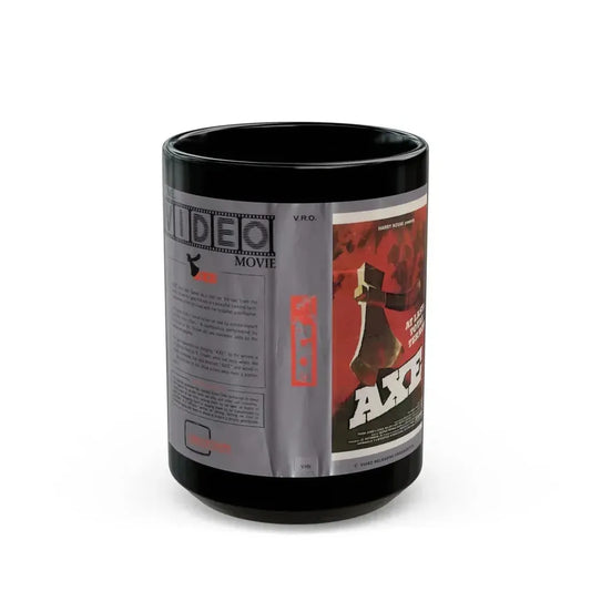 AXE (VHS COVER) - Black Coffee Mug 15oz - Go Mug Yourself