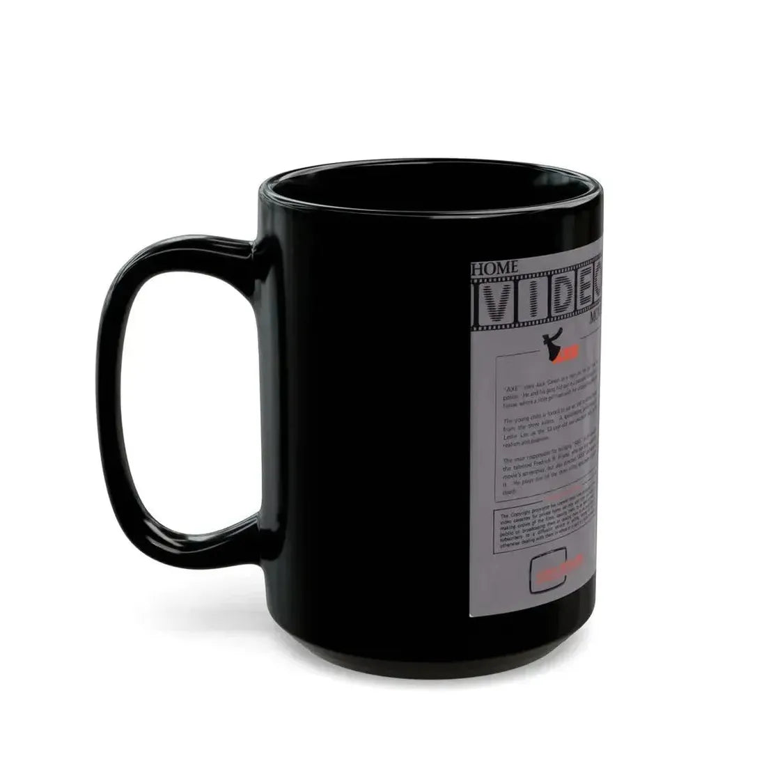 AXE (VHS COVER) - Black Coffee Mug - Go Mug Yourself