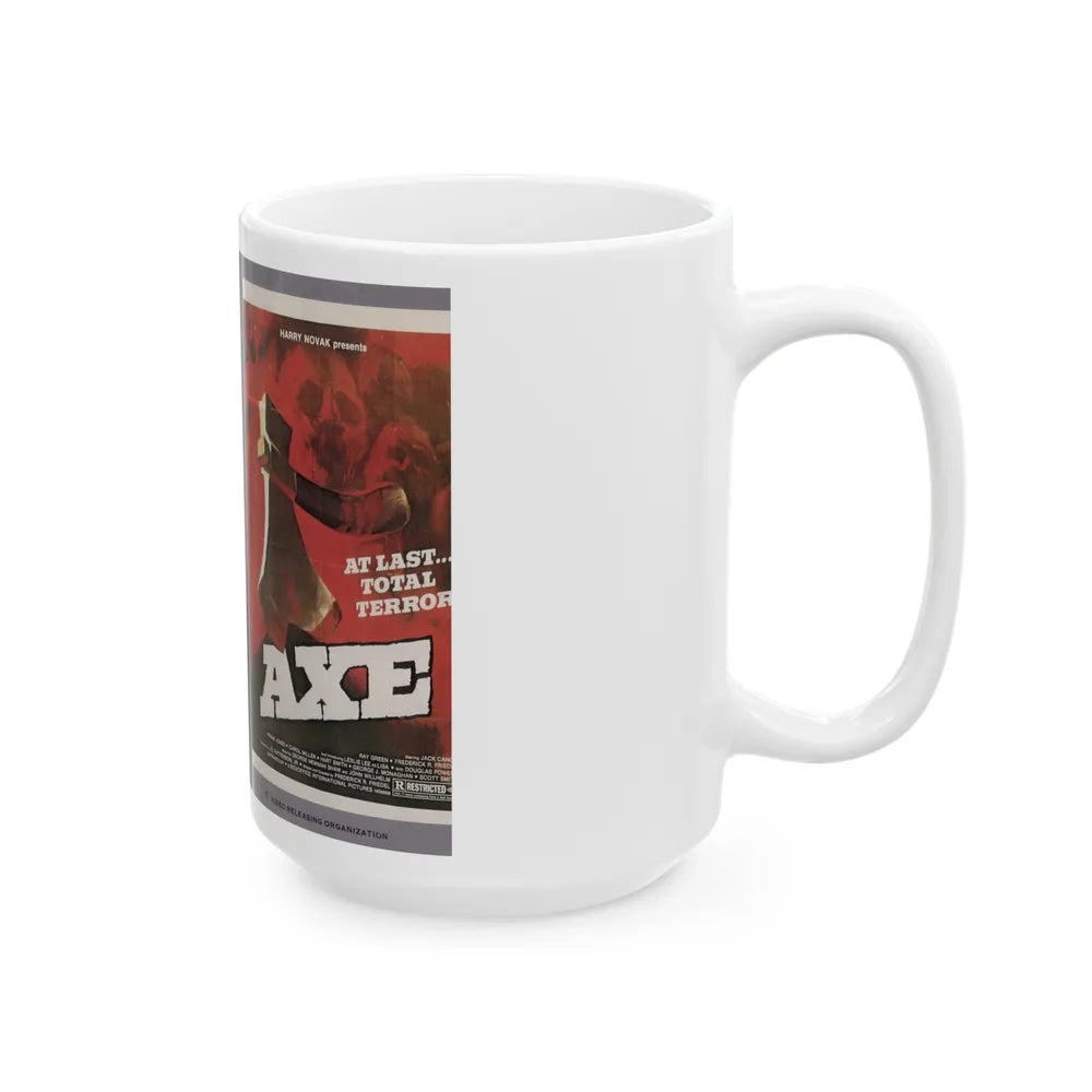 AXE (VHS COVER) - White Coffee Mug-Go Mug Yourself