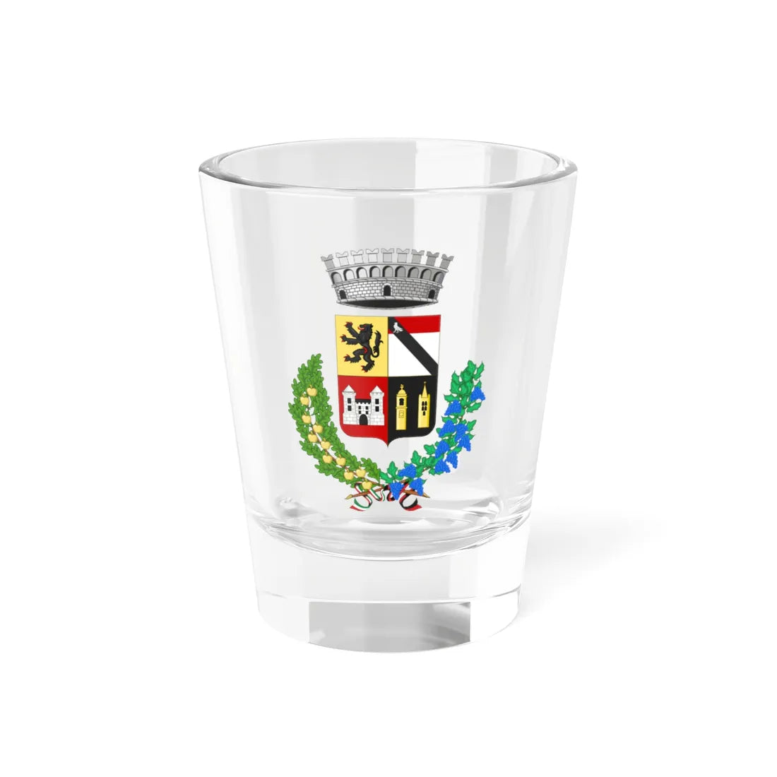 Aymavilles-Stemma (Italy) (Coat of Arms) Shot Glass 1.5oz 1.5oz - Go Mug Yourself