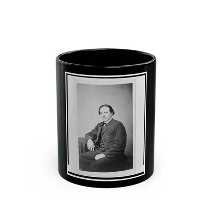 Aze Klein, Three-Quarter Length Portrait, Seated, Facing Slightly Left (U.S. Civil War) Black Coffee Mug 11oz - Go Mug Yourself