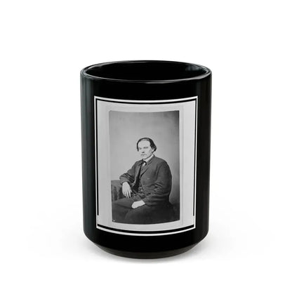 Aze Klein, Three-Quarter Length Portrait, Seated, Facing Slightly Left (U.S. Civil War) Black Coffee Mug 15oz - Go Mug Yourself