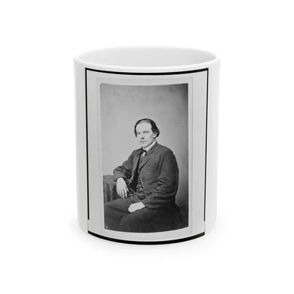 Aze Klein, Three-Quarter Length Portrait, Seated, Facing Slightly Left (U.S. Civil War) White Coffee Mug 11oz - Go Mug Yourself