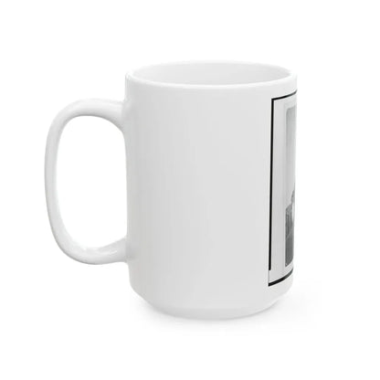 Aze Klein, Three-Quarter Length Portrait, Seated, Facing Slightly Left (U.S. Civil War) White Coffee Mug - Go Mug Yourself