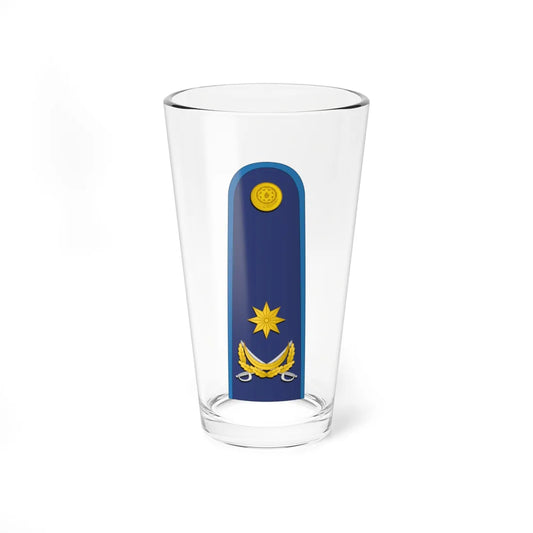 Azerbaijan AirForce OF 6 (Azerbaijan) (Military Rank) Pint Glass 16oz 16oz - Go Mug Yourself