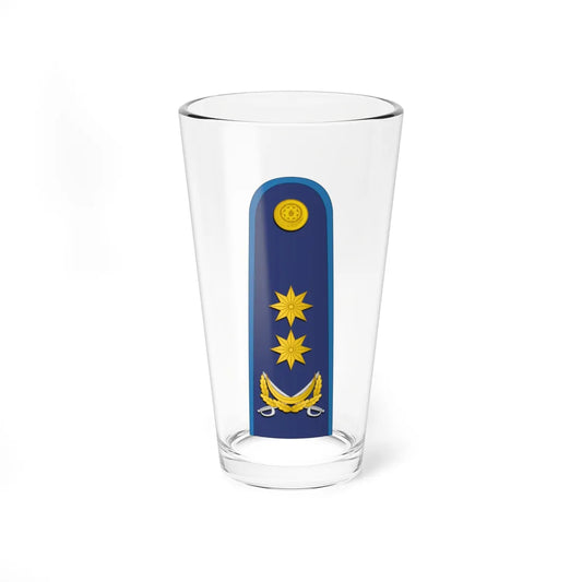 Azerbaijan AirForce OF 7 (Azerbaijan) (Military Rank) Pint Glass 16oz 16oz - Go Mug Yourself