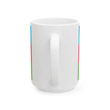 Azerbaijan Border Guards Standard Reverse (Azerbaijan) White Coffee Mug - Go Mug Yourself