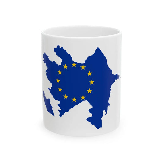 Azerbaijan EU (Azerbaijan) White Coffee Mug 11oz - Go Mug Yourself