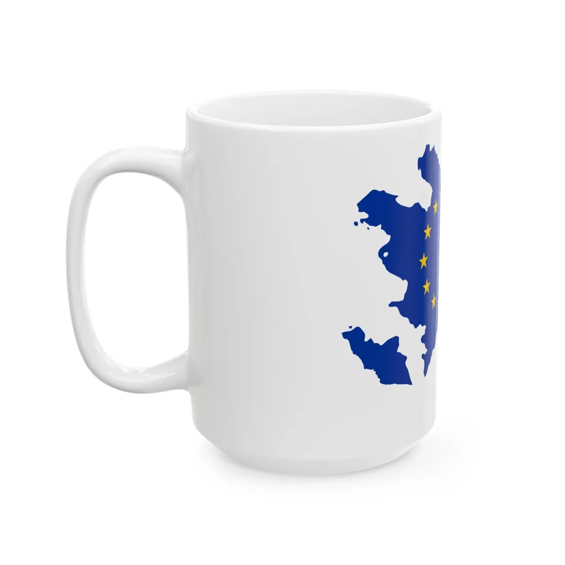 Azerbaijan EU (Azerbaijan) White Coffee Mug - Go Mug Yourself