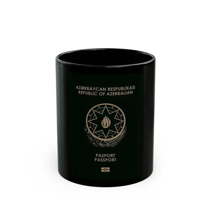 Azerbaijan Passport - Black Coffee Mug 11oz - Go Mug Yourself