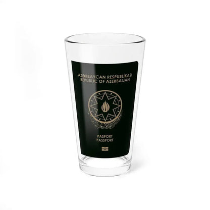 Azerbaijan Passport - Pint Glass 16oz 16oz - Go Mug Yourself
