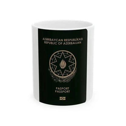 Azerbaijan Passport - White Coffee Mug 11oz - Go Mug Yourself