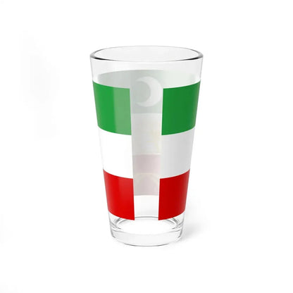 Azerbaijan peoples government flag (Iran) Pint Glass 16oz - Go Mug Yourself