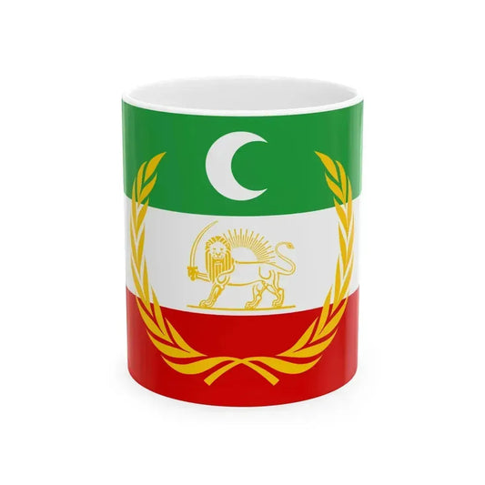 Azerbaijan peoples government flag (Iran) White Coffee Mug 11oz - Go Mug Yourself