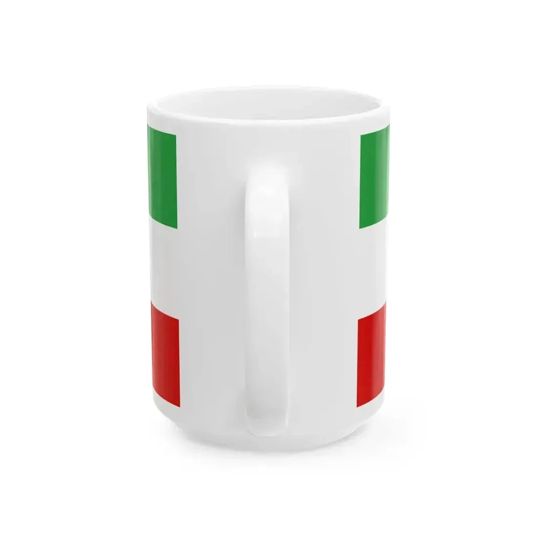 Azerbaijan peoples government flag (Iran) White Coffee Mug - Go Mug Yourself