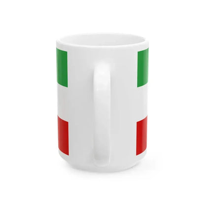 Azerbaijan peoples government flag (Iran) White Coffee Mug - Go Mug Yourself