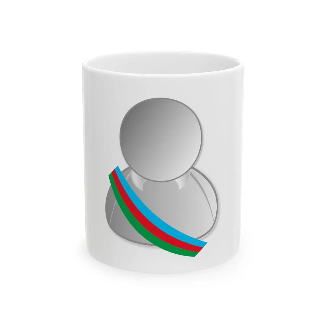 Azerbaijan politic personality icon (Azerbaijan) White Coffee Mug 11oz - Go Mug Yourself