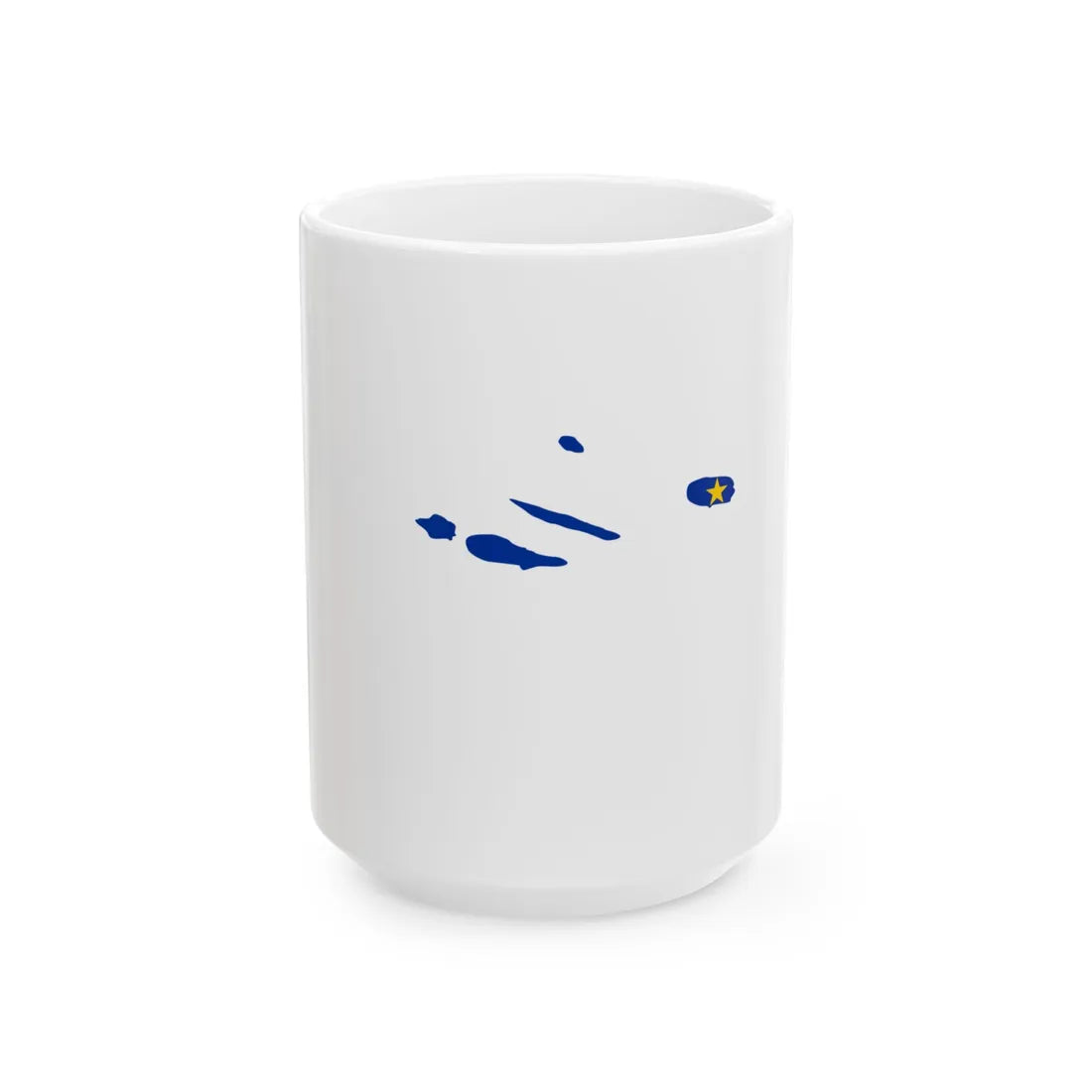 Azores EU (Portugal) White Coffee Mug 15oz - Go Mug Yourself