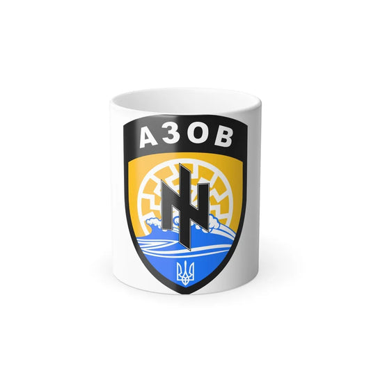 Azov Battalion (Ukraine) Color Changing Mug 11oz-11oz-Go Mug Yourself