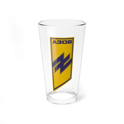 Azov Regiment (Ukraine) Pint Glass 16oz-16oz-Go Mug Yourself