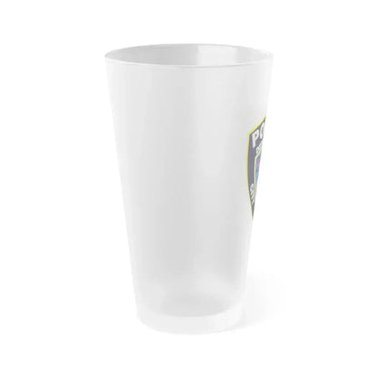 Aztec New Mexico Police Department - Frosted Pint Glass 16oz - Go Mug Yourself