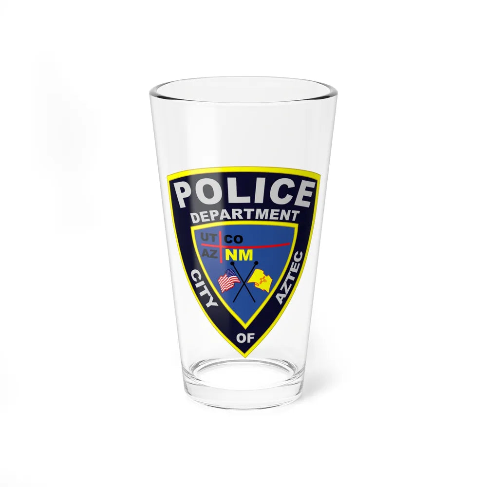 Aztec New Mexico Police Department - Pint Glass 16oz-16oz-Go Mug Yourself