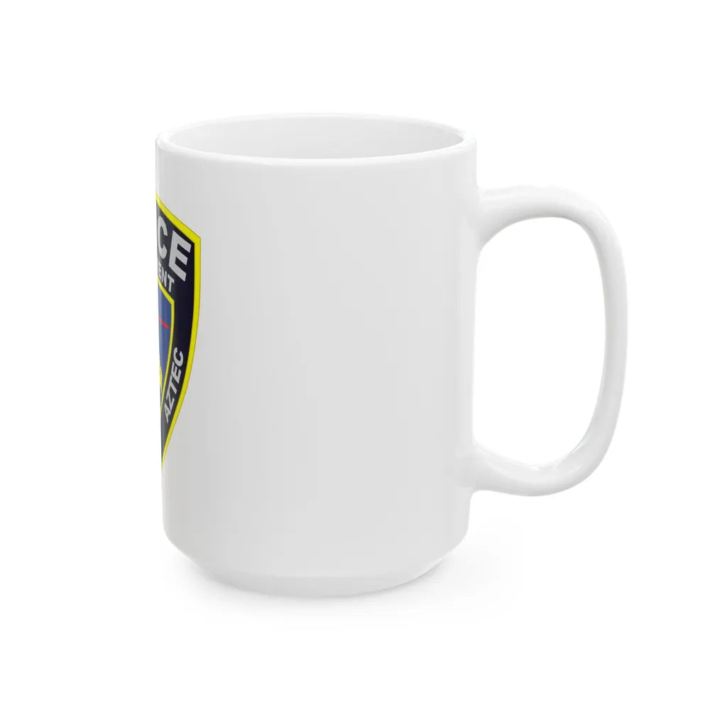 Aztec New Mexico Police Department - White Coffee Mug-Go Mug Yourself