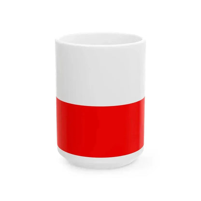 Azuay Flag (Ecuador) White Coffee Mug 15oz - Go Mug Yourself