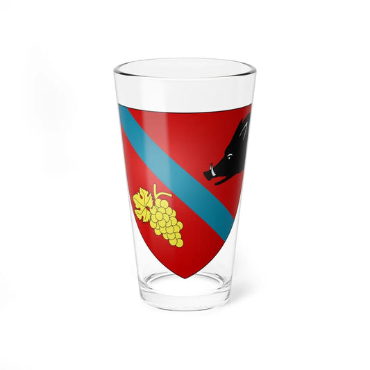 Azzaba CoA French Algeria (Algeria) (Coat of Arms) Pint Glass 16oz 16oz - Go Mug Yourself