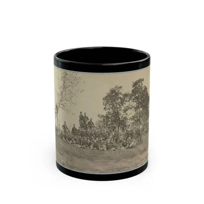 B Company, 22d New York State Militia Near Harpers Ferry, Va., 1861 I.E.1862 (U.S. Civil War) Black Coffee Mug 11oz - Go Mug Yourself