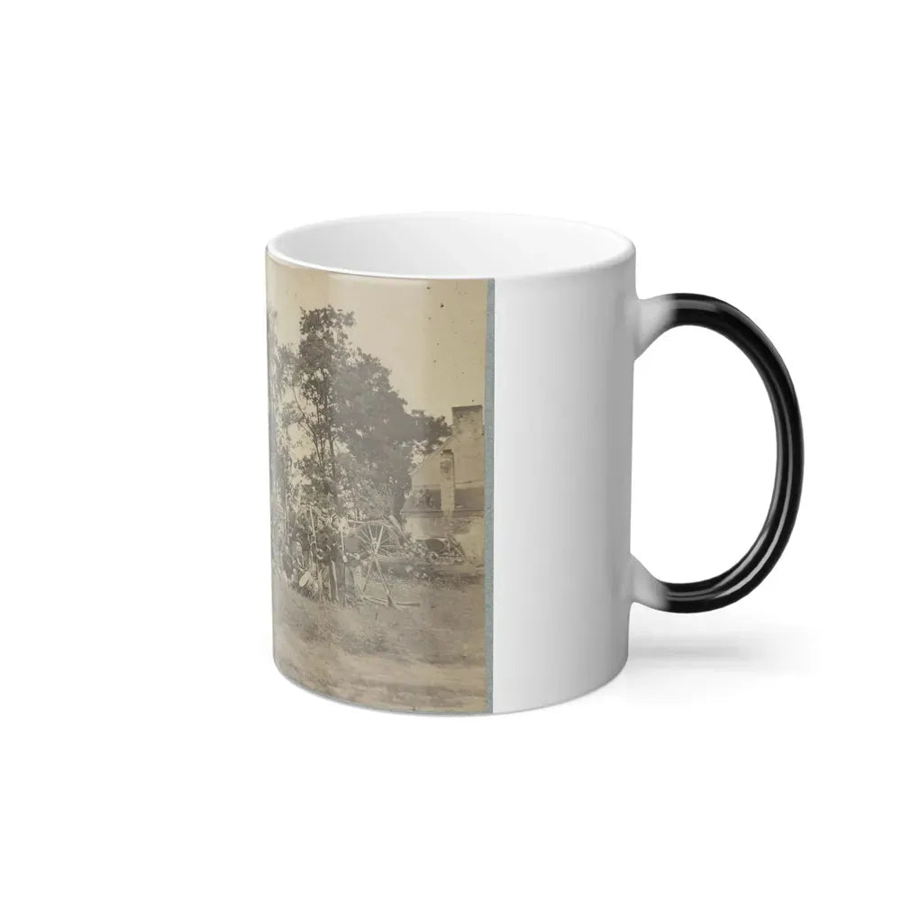 B Company, 22D New York State Militia Near Harpers Ferry, Va., 1861 I.E.1862 (U.S. Civil War) Color Changing Coffee Mug 11oz - Go Mug Yourself