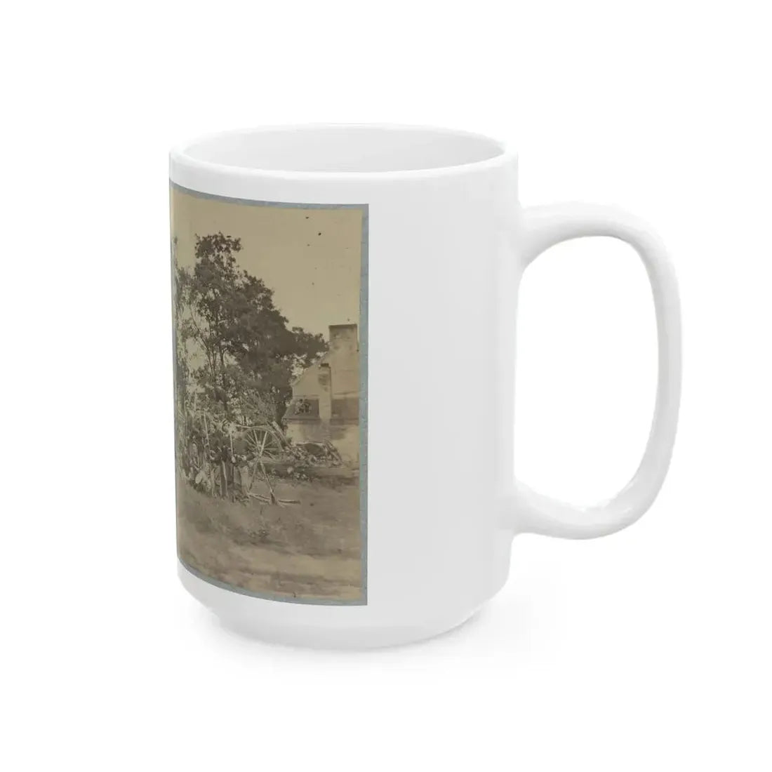 B Company, 22d New York State Militia Near Harpers Ferry, Va., 1861 I.E.1862 (U.S. Civil War) White Coffee Mug - Go Mug Yourself