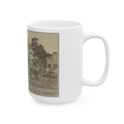 B Company, 22d New York State Militia Near Harpers Ferry, Va., 1861 I.E.1862 (U.S. Civil War) White Coffee Mug - Go Mug Yourself