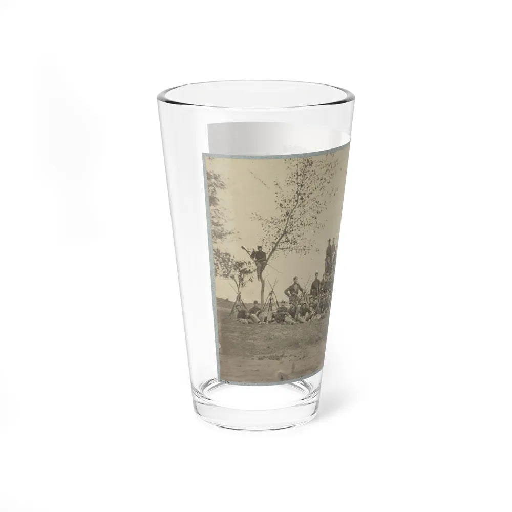 B Company, 22d New York State Militia Near Harpers Ferry, Va., 1861 I.E.1862 (U.S. Civil War) Pint Glass 16oz-Go Mug Yourself