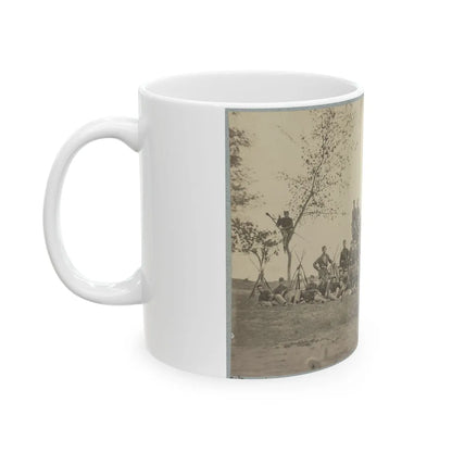 B Company, 22d New York State Militia Near Harpers Ferry, Va., 1861 I.E.1862 (U.S. Civil War) White Coffee Mug-Go Mug Yourself