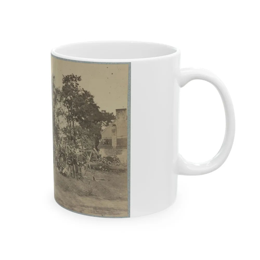 B Company, 22d New York State Militia Near Harpers Ferry, Va., 1861 I.E.1862 (U.S. Civil War) White Coffee Mug-Go Mug Yourself