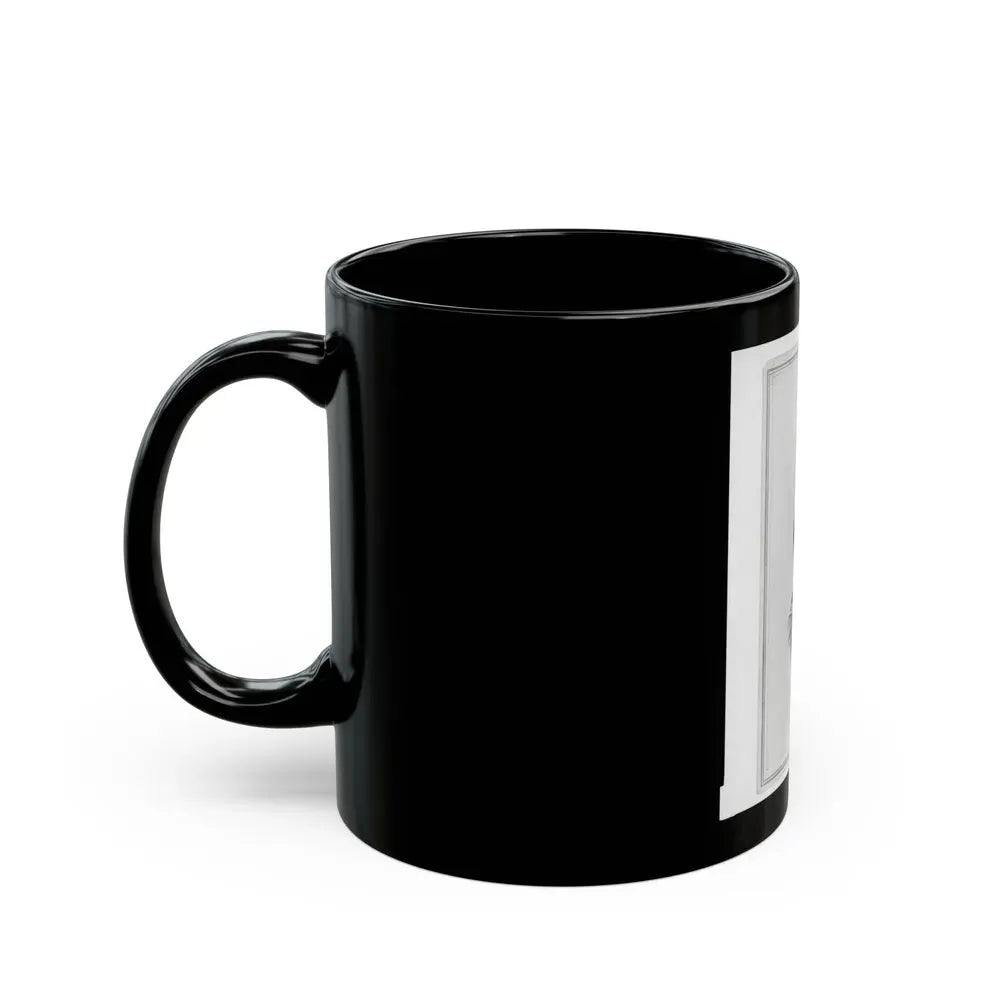 B. F. Sceva, Lt. Col., 10th N.Y. Cavalry Regiment, Head-And-Shoulders Portrait, Facing Right (U.S. Civil War) Black Coffee Mug - Go Mug Yourself