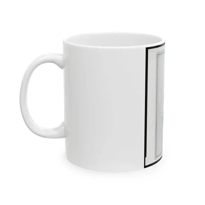 B. F. Sceva, Lt. Col., 10th N.Y. Cavalry Regiment, Head-And-Shoulders Portrait, Facing Right (U.S. Civil War) White Coffee Mug - Go Mug Yourself