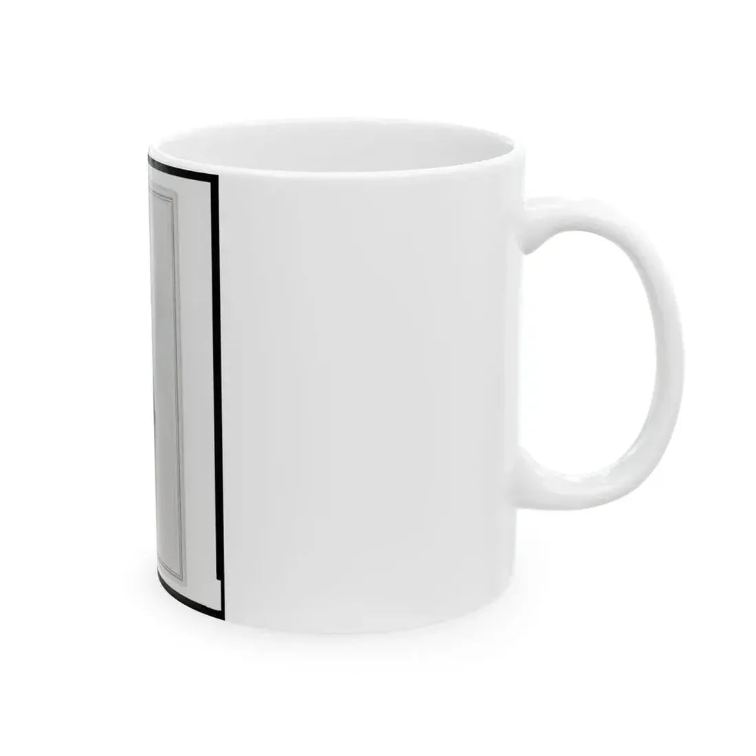 B. F. Sceva, Lt. Col., 10th N.Y. Cavalry Regiment, Head-And-Shoulders Portrait, Facing Right (U.S. Civil War) White Coffee Mug - Go Mug Yourself