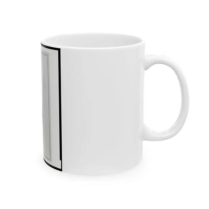 B. F. Sceva, Lt. Col., 10th N.Y. Cavalry Regiment, Head-And-Shoulders Portrait, Facing Right (U.S. Civil War) White Coffee Mug - Go Mug Yourself