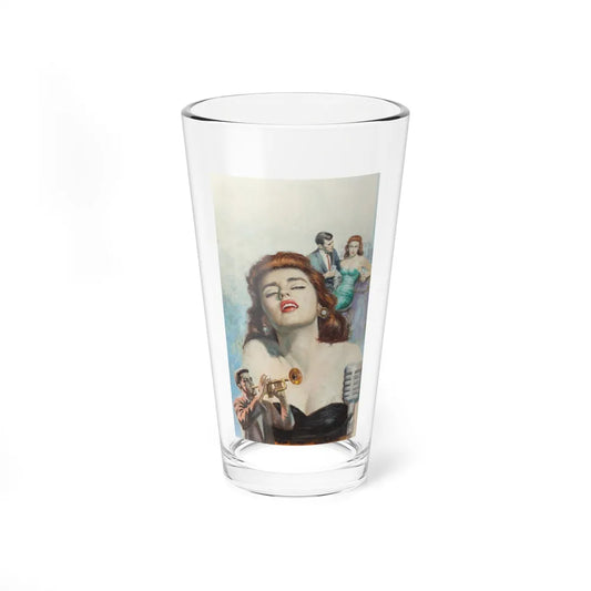 B-Girl, paperback cover, 1956 - Pint Glass 16oz-16oz-Go Mug Yourself