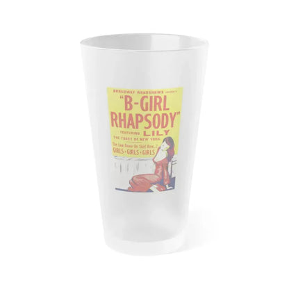 B GIRL RHAPSODY 1952 Movie Poster - Frosted Pint Glass 16oz 16oz Frosted - Go Mug Yourself