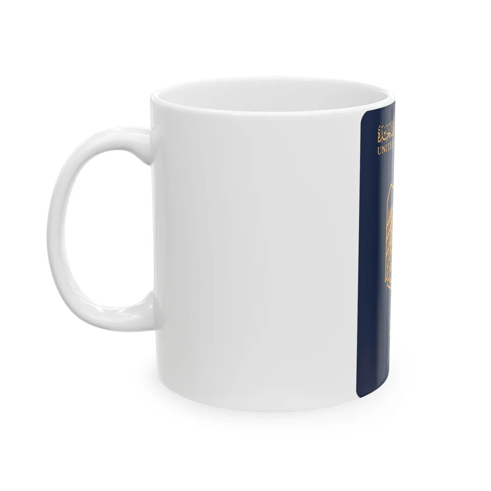 UAE Passport - White Coffee Mug-Go Mug Yourself