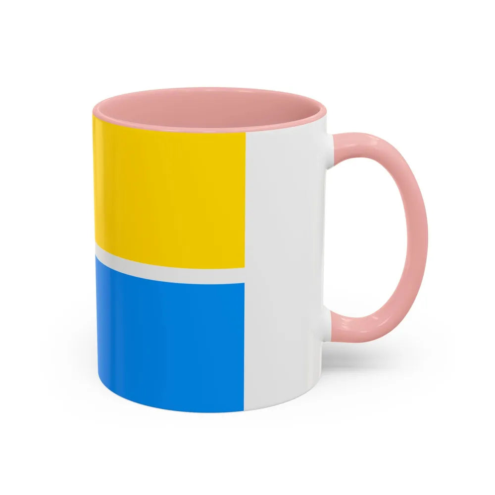 Flag of Zhytomyr Ukraine - Accent Coffee Mug-Go Mug Yourself