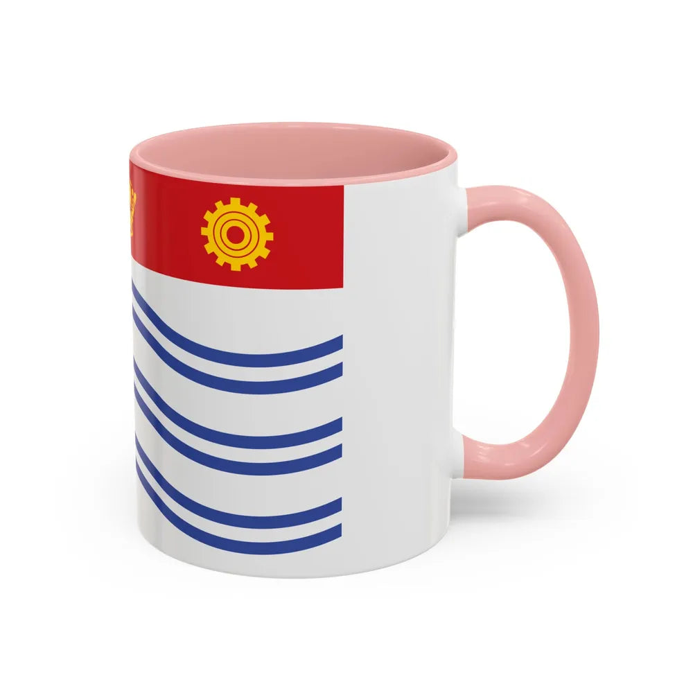 Flag of Barrie Canada - Accent Coffee Mug-Go Mug Yourself