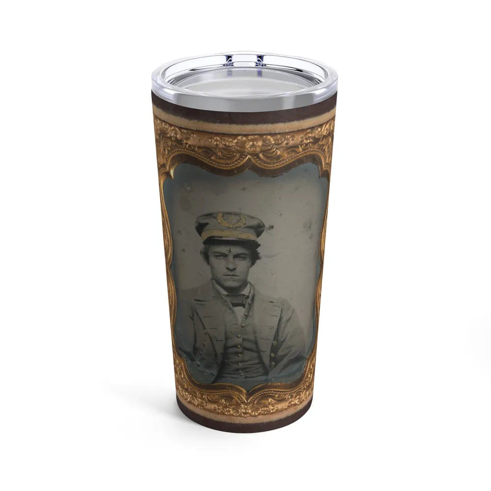 Unidentified Sailor In Confederate Naval Officer's Uniform (U.S. Civil War) Tumbler 20oz-20oz-Go Mug Yourself